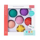 Puha tapintást fejlesztő labda szett 6 db 