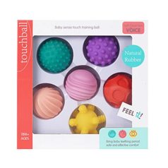Puha tapintást fejlesztő labda szett 6 db 