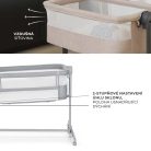 KINDERKRAFT Neste Up2 babaöböl és babaágy  - Light Grey