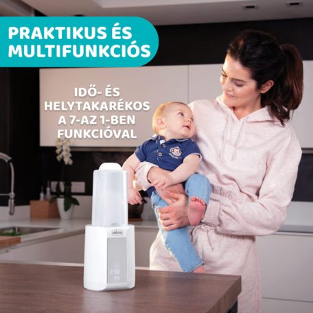 Chicco Cumisüveg-melegítő sterilizálóval
elektromos 0h +