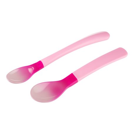 Canpol műanyag hőérzékelős kanál - 2 db