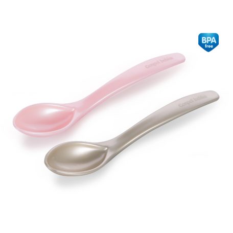 Canpol műanyag kanál 2 db-os 4+ rózsaszín