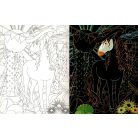 Rejtőzködő unikornisok 1. - Kifestőfüzet kaparós és színezős oldalakkal