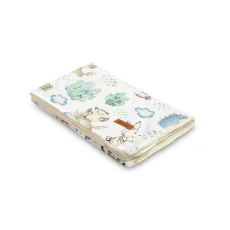 Sensillo kétoldalas babatakaró 80x100 cm - cuki állatkák 