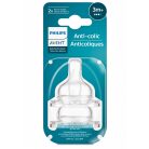 Avent  Anti-Colic szilikon etetőcumi közepes átfolyás 3hó+ 2 db