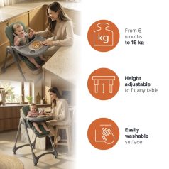 Zopa Primo multifunkciós etetőszék - Light Grey