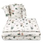 Baby Shop 4 részes babaágynemű - bézs róka és nyuszi 