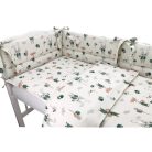 Baby Shop 4 részes babaágynemű - bézs róka és nyuszi 