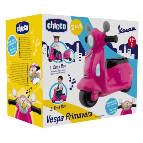 Chicco Vespa Primavera robogó 12-36 hó lábbal hajtós - rózsaszín