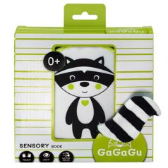   Mosómedve fejlesztő kétoldalas puha könyv - fekete/fehér 