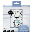 Tigris fejlesztő kétoldalas puha könyv - fekete/fehér 