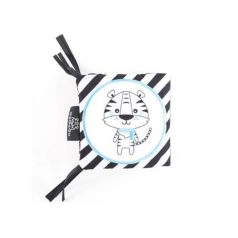 Tigris fejlesztő kétoldalas puha könyv - fekete/fehér 