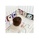 Tigris fejlesztő kétoldalas puha könyv - fekete/fehér 