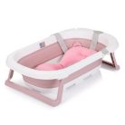 Chipolino Isla összecsukható kád hálós babatartóval 81 cm - Pink