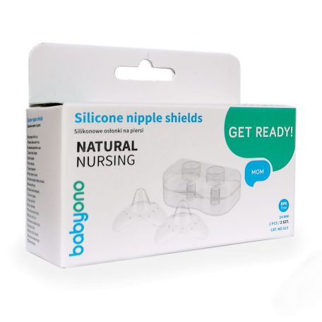 BabyOno szilikon bimbóvédő M méret 