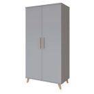 Flip Grey 2 osztású szekrény
