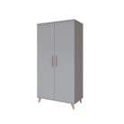Flip Grey 2 osztású szekrény