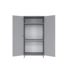 Flip Grey 2 osztású szekrény