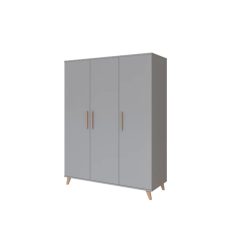 Flip Grey 3 osztású szekrény