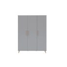 Flip Grey 3 osztású szekrény