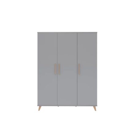 Flip Grey 3 osztású szekrény
