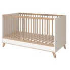 FLIP White & Oak átalakítható 140-es babaágy