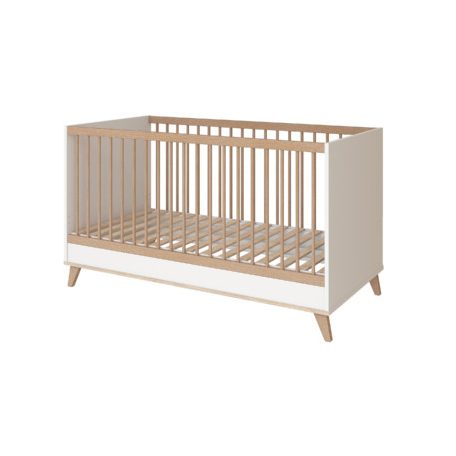 FLIP White & Oak átalakítható 140-es babaágy