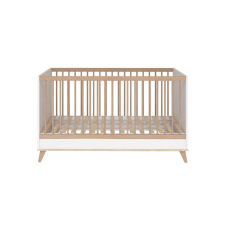 FLIP White & Oak átalakítható 140-es babaágy