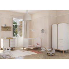 Loop White & Oak 2 osztású szekrény