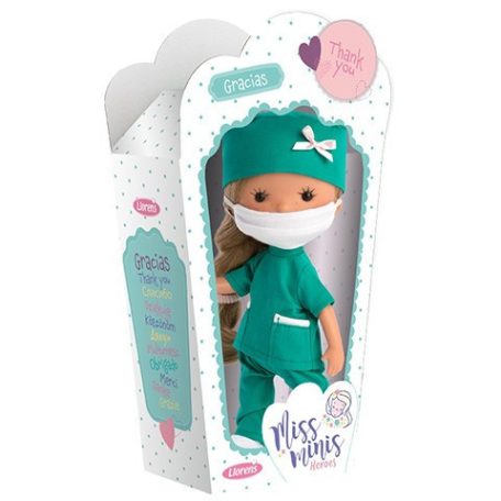 Llorens: Miss Minis ápolónő baba 26cm