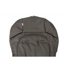 Gyapjú béléses bundazsák babakocsiba - grafitszürke