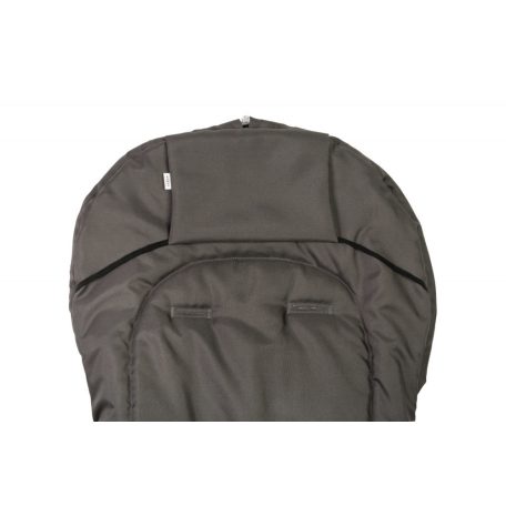 Gyapjú béléses bundazsák babakocsiba - grafitszürke