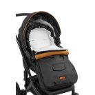 Polár bundazsák babakocsiba - fekete