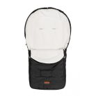 Polár bundazsák babakocsiba - fekete