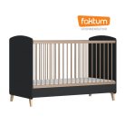 Faktum Colette Antracit 70*140-as babaágy - Antracit szürke/Sonoma tölgy