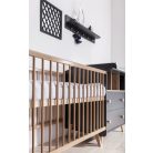 Faktum Colette Antracit 70*140-as babaágy - Antracit szürke/Sonoma tölgy