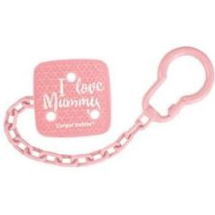 Canpol cumitartó lánc - I Love Mummy rózsaszín