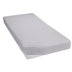   Baby Shop pamut,gumis lepedő 60*120 - 70*120 cm-es matracra használható - szürke