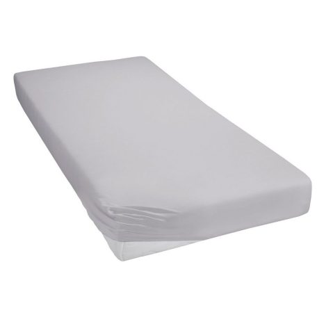 Baby Shop pamut,gumis lepedő 70*140 cm - szürke