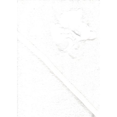 Trimex kapucnis,frottír fürdőlepedő 100*110 cm - fehér ölelő maci