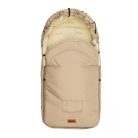 Gyapjú béléses bundazsák babakocsiba - Cappuccino