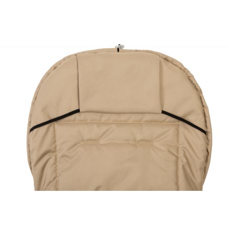 Gyapjú béléses bundazsák babakocsiba - Cappuccino