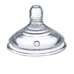   Tommee Tippee Natural Start 2db-os szilikon 3+ etetőcumi - közepes folyású