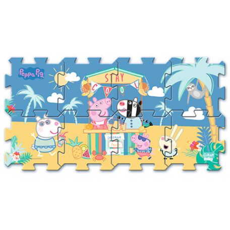 Trefl szivacs puzzle - Peppa malac nyaral