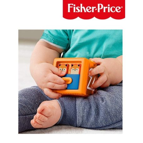 Fisher Price: Változatos anyagok állatos kocka