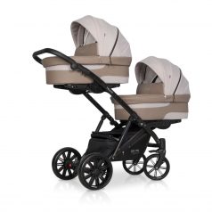 Riko Team 3in1 multifunkciós iker babakocsi - Cappuccino