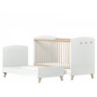 Faktum Colette Fehér 70*140-as babaágy - Fehér/Coimbra