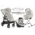 Inglesina Aptica Quattro 4in1 babakocsi szett I-Size Darwin hordozóval - Iceberg Grey