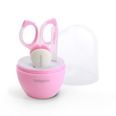 BabyOno manikűr készlet tokban - rózsaszín 