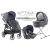 Inglesina Aptica Quattro 4in1 babakocsi szett I-Size Darwin hordozóval - Indigo Denim